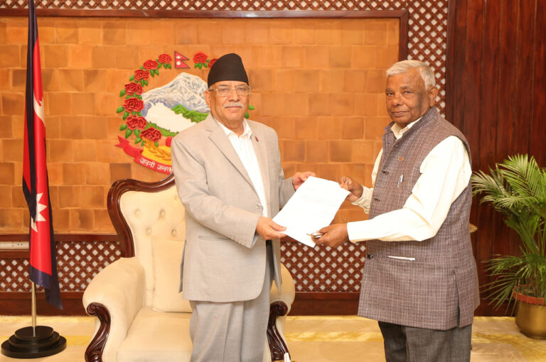 resignationPradeep-Yadabnawal-kisor-To-Puspa-kamal-dahal-Prachanda-3