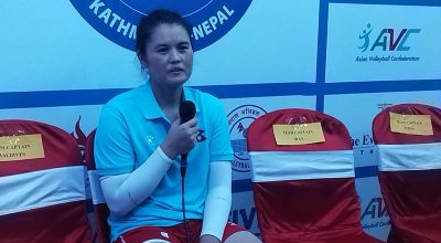 Aruna Shahi #captain #womens volleyball team #pradeep (2)