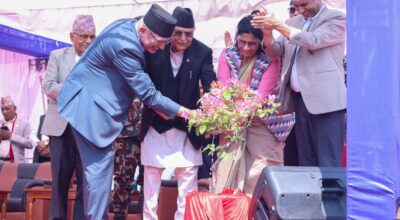 Addressing UML's awareness meeting in Butwal (1)