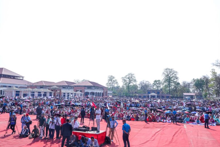 Addressing UML's awareness meeting in Butwal (2)