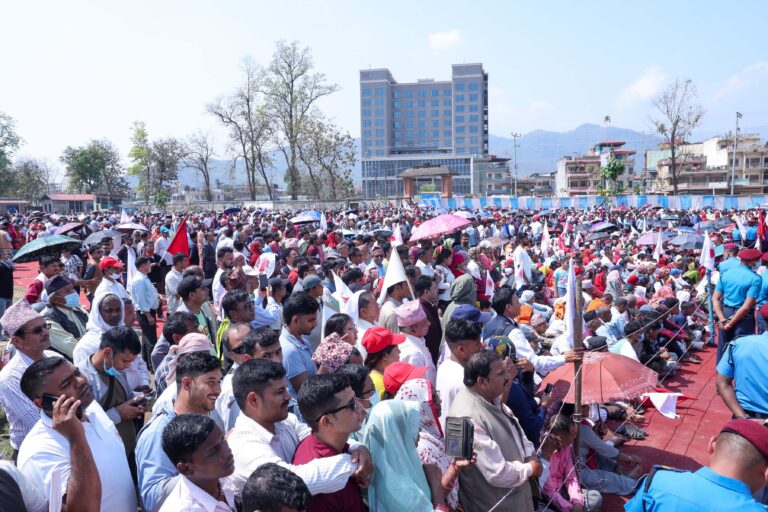 Addressing UML's awareness meeting in Butwal (6)