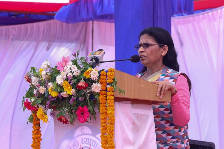 Addressing UML's awareness meeting in Butwal (8)