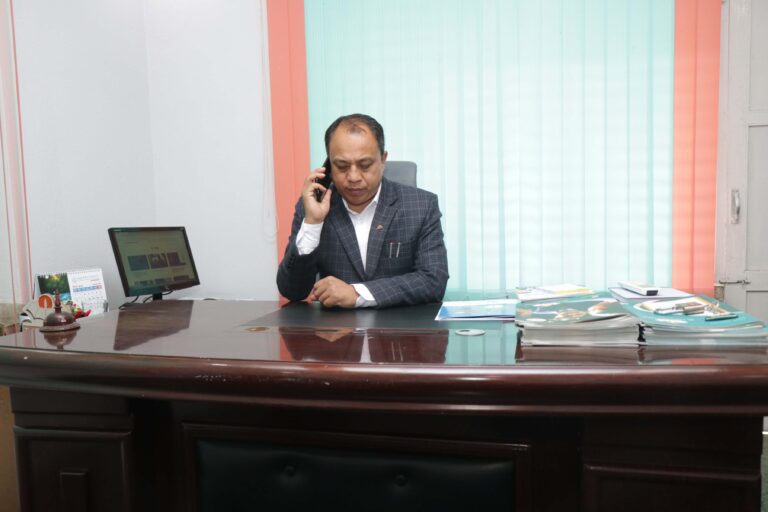 Purusottam Maharjan campus chief of  st lawrence college (1)