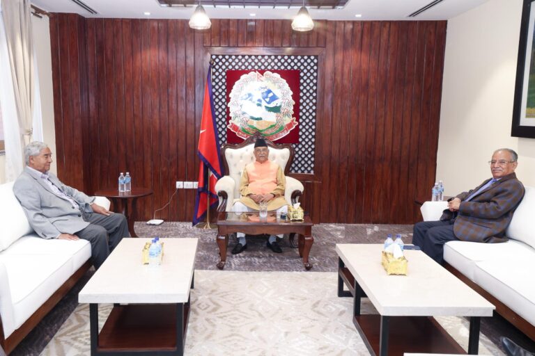 Sher bahadur deuba #k.p sharma oli #puspa kamal dahal