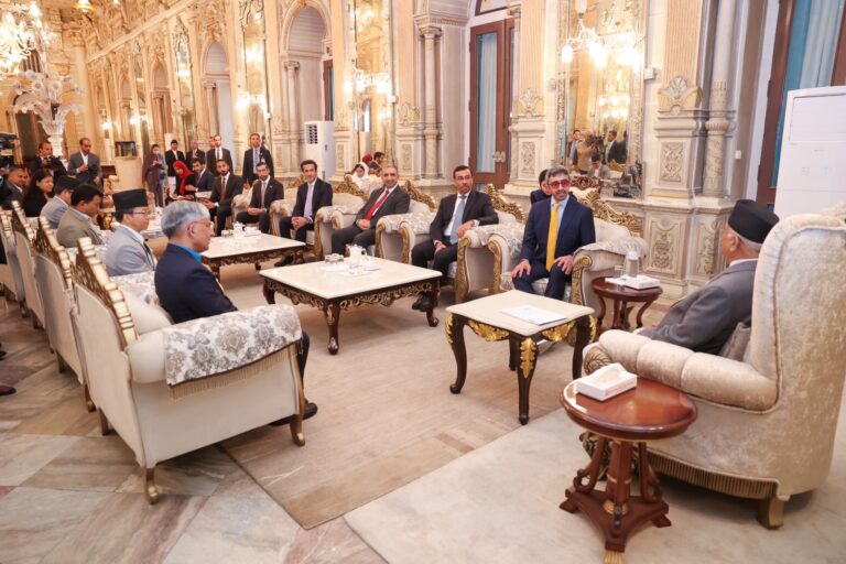 k.p sharma oli wtih uae vice prime minister  (5)