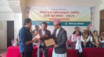 Badri prasad pandey #prize distirbution (3)