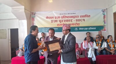 Badri prasad pandey #prize distirbution (5)