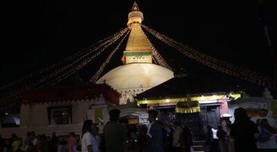 Bouddha Stupa #light bouddha stupa #night bouddha stupa (12)