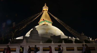 Bouddha Stupa #light bouddha stupa #night bouddha stupa (49)