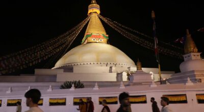 Bouddha Stupa #light bouddha stupa #night bouddha stupa (66)