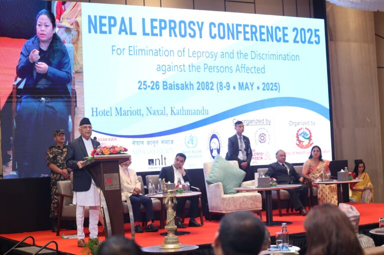 Hon'ble Prime Minister KP Sharma Oli inaugurates International Conference on Leprosy (7)