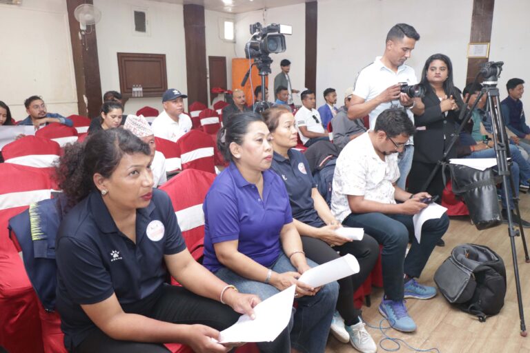 Press meet of pm cup volleyball league 2025
