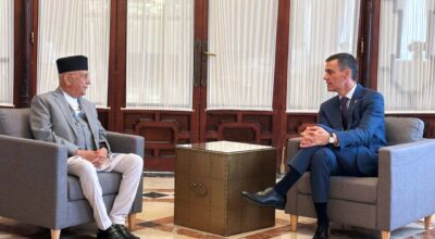 pm k.p sharma oli with pm tanjania