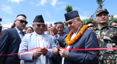 kp sharma oli#statu of manmohan adhikari (1)