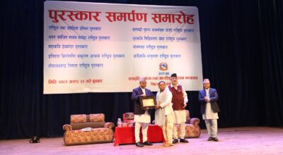 Prize distribution program #badri prasad pandey (12)