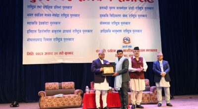 Prize distribution program #badri prasad pandey (19)