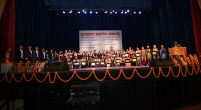 Prize distribution program #badri prasad pandey (2)