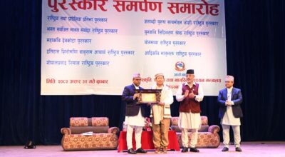 Prize distribution program #badri prasad pandey (22)