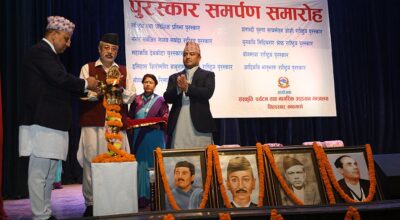 Prize distribution program #badri prasad pandey (24)