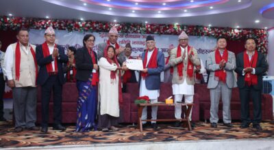 k.p sharma oli #Land ownership certificate #certificate distribution (3)