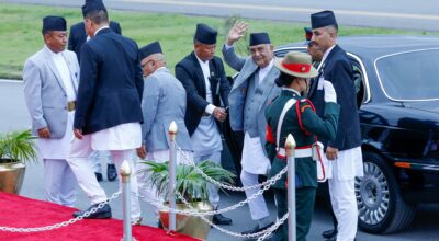pm return in nepal #tia (4)
