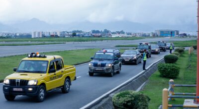 pm return in nepal #tia (5)