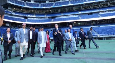 real madrit stadium #k.p sharma oli#pm (4)