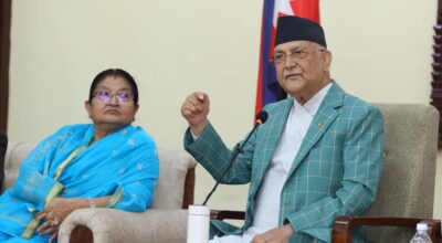 k.p sharma oli #book lunch  (1)