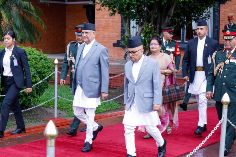 k.p sharma oli #visit china (1)