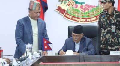 k.p sharma oli #work evalution of ministries (4)