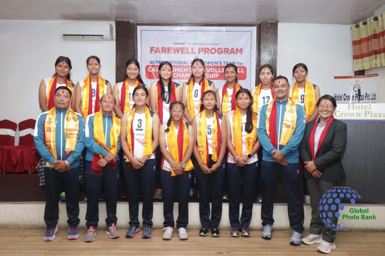 U19 women's volleyball team