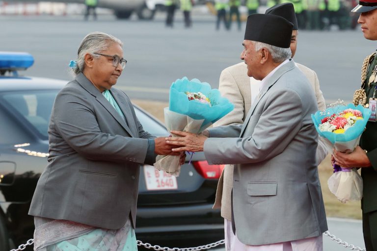 pm Shushila karki and president Ram chandra poudel