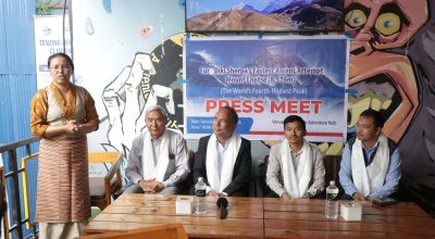Fur diki sherpa #mountainer #press meet #pradeep  (1)