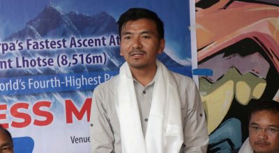 Fur diki sherpa #mountainer #press meet #pradeep  (2)