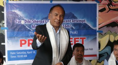 Fur diki sherpa #mountainer #press meet #pradeep  (3)