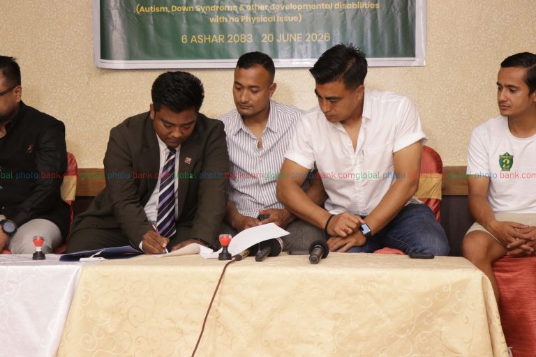 Football Training and Signing Ceremony