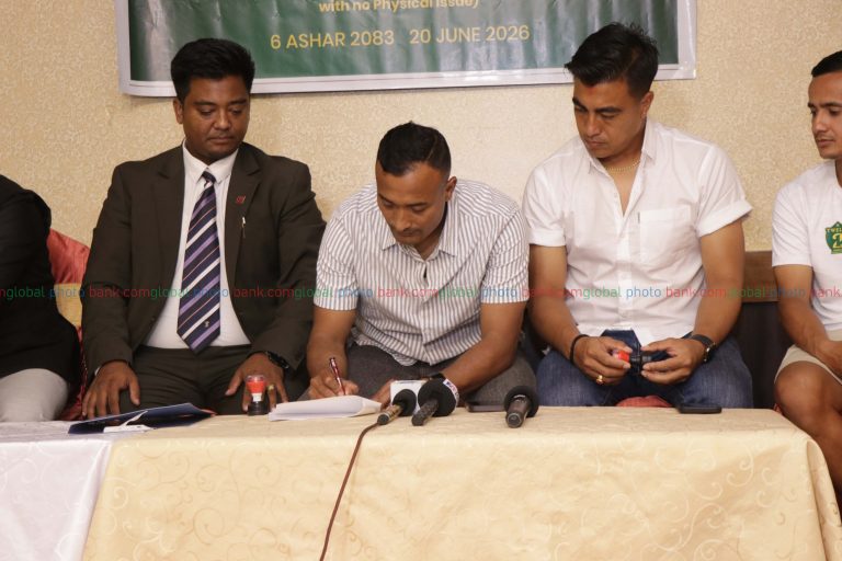 Football Training and Signing Ceremony