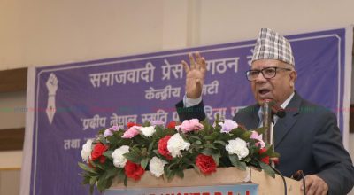 Madhav Nepal #past pm #samajbadi press union #award ceremony #pradeep (29)