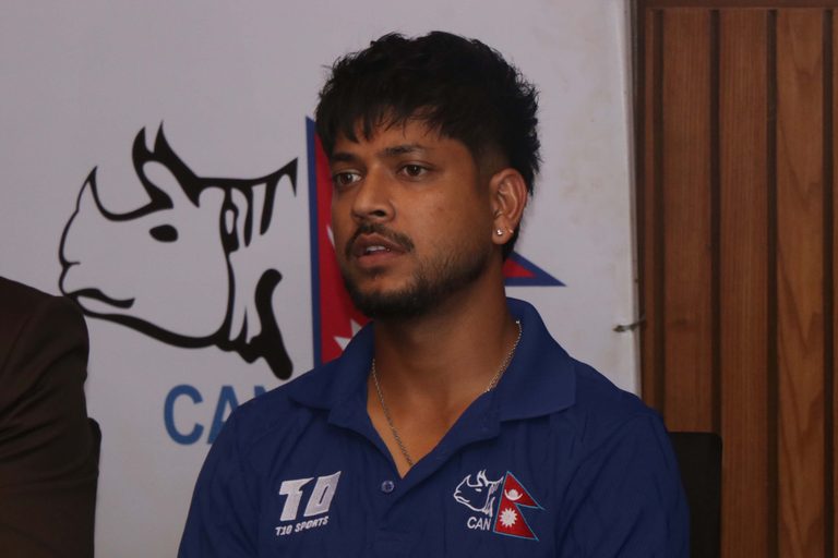 Sandeep Lamichhane #captain #cricket team #hyyat center #pradeep (3)-1